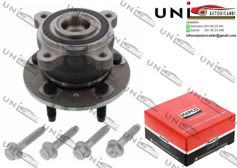 Kit Cuscinetto Ruota Assale Posteriore Bilaterale / Chevrolet Cruze / 2 volumi / Coda spiovente / Station wagon da 2009 / Opel Astra J / GTC / Sports Tourer / Tre volumi da 2009