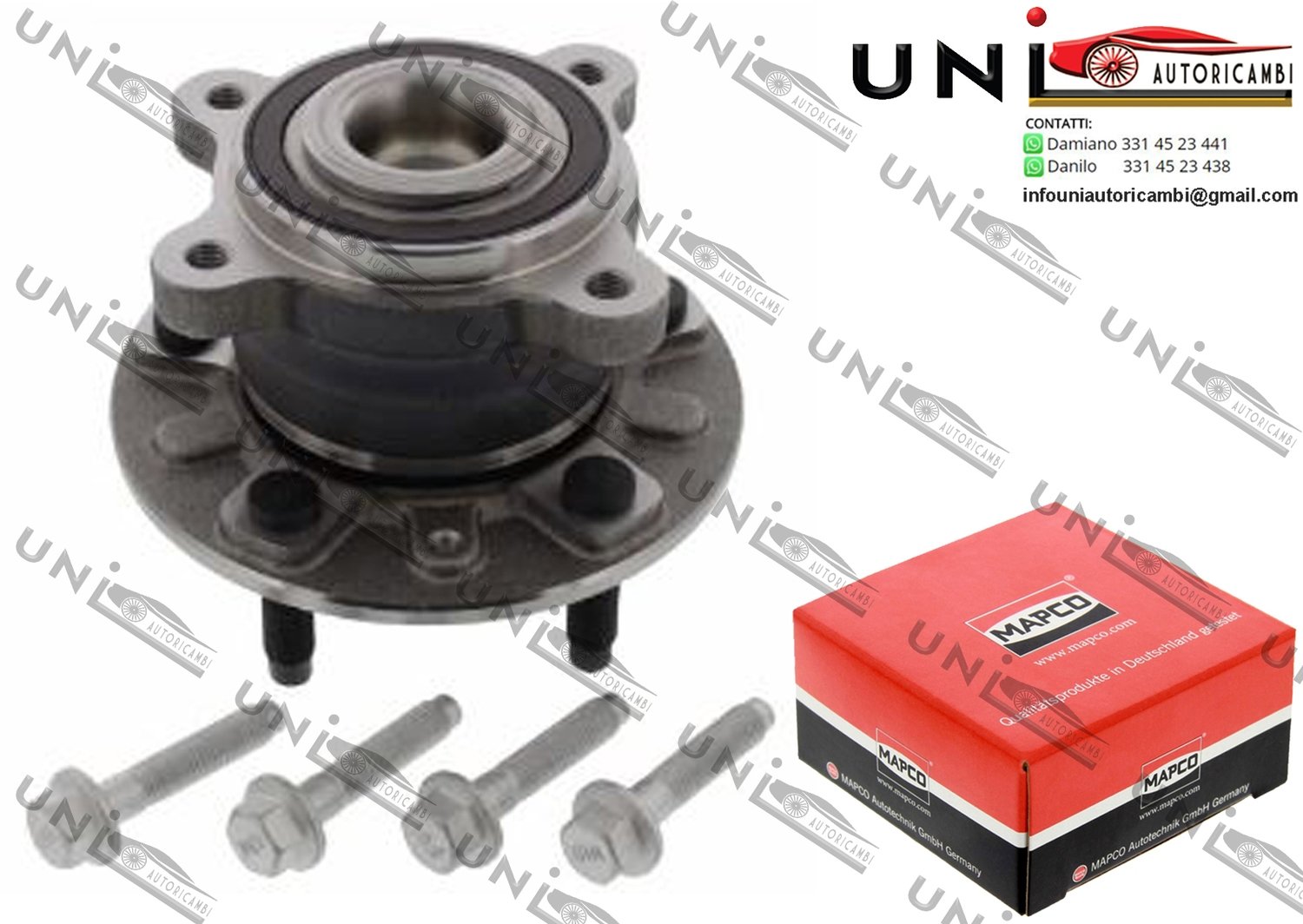 Kit Cuscinetto Ruota Assale Posteriore Bilaterale / Chevrolet Orlando da 2011 / Opel Astra J / GTC / Sports Tourer / Tre volumi da 2009 / Opel Zafira Tourer C da 2011 / Vauxhall Zafira Mk III da 2011