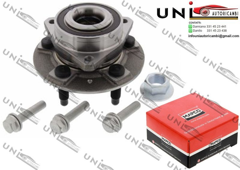 Kit Cuscinetto Ruota Assale Anteriore Bilaterale / Chevrolet Malibu da 2012 / Opel Insignia / Station wagon / Tre volumi da 2008 / Saab 9-5 da 2010