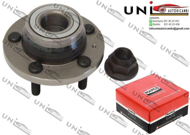 Kit Cuscinetto Ruota Assale Anteriore Bilaterale / Volvo 740 / Kombi da 1984 / Volvo 760 / Kombi da 1981 / Volvo 940 / II / II Station wagon / Kombi da 1990