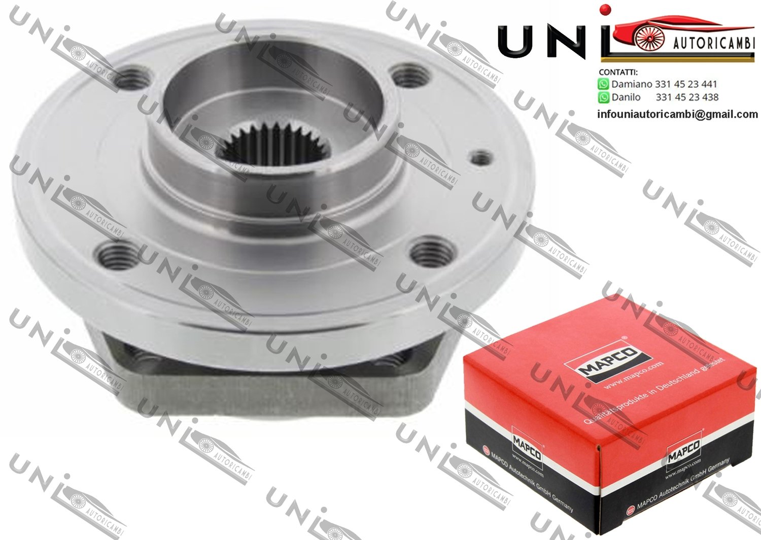 Kit Cuscinetto Ruota Assale Anteriore Bilaterale / Volvo 850 / Station wagon da 1991