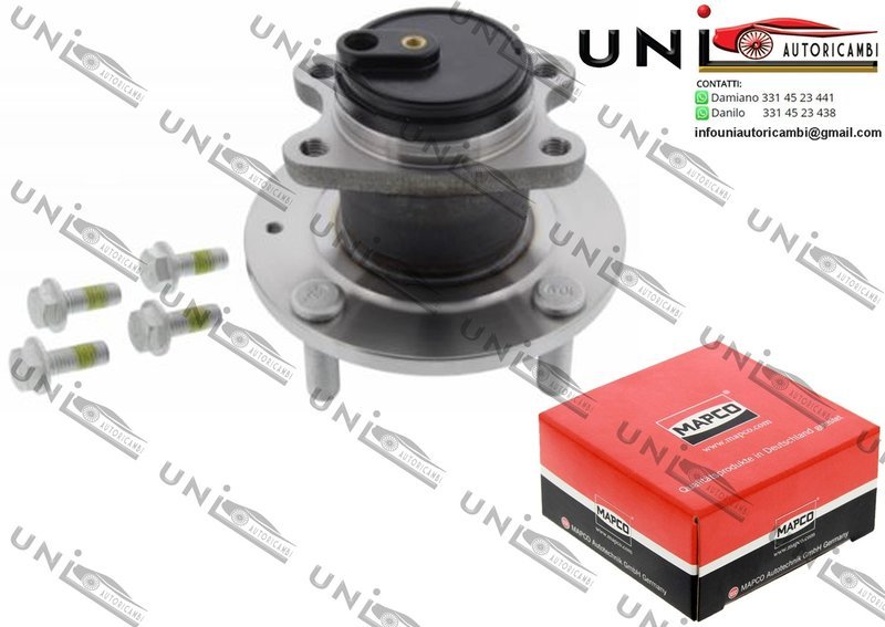 Kit Cuscinetto Ruota Assale Posteriore Bilaterale / Mitsubishi Colt CZC Cabriolet / VI da 2004 / Smart ForFour da 2004