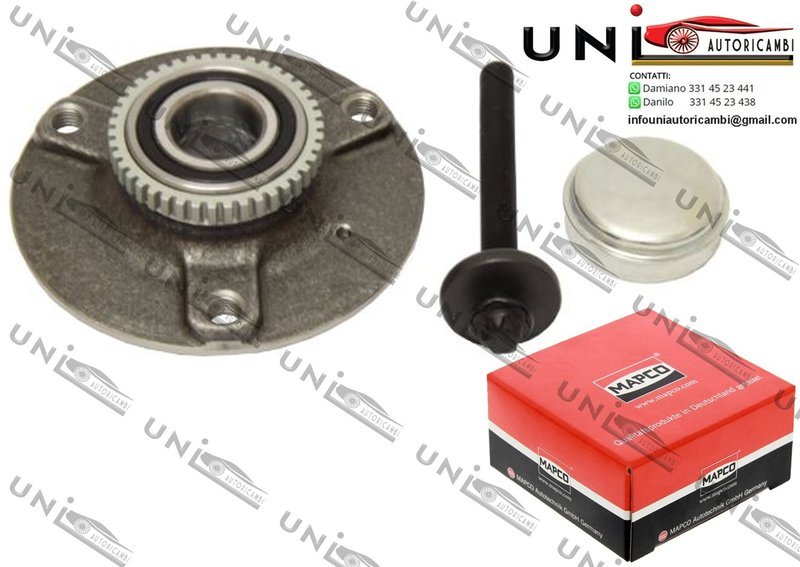 Kit Cuscinetto Ruota Assale Anteriore Bilaterale / Smart Cabrio da 2000 / Smart City-Coupe da 1998 / Smart Crossblade da 2002 / Smart ForTwo Cabrio / Coupé da 2004 / Smart Roadster / Coupé da 2003