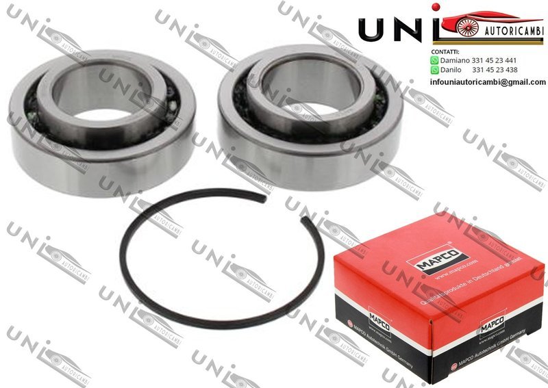 Kit Cuscinetto Ruota Assale Anteriore Bilaterale / Austin 1000-Series Mk II da 1970 / Austin Allegro 2 volumi / Coda spiovente / Station w. da 1973 / Austin Metro da 1980 / Austin Mini da 1967