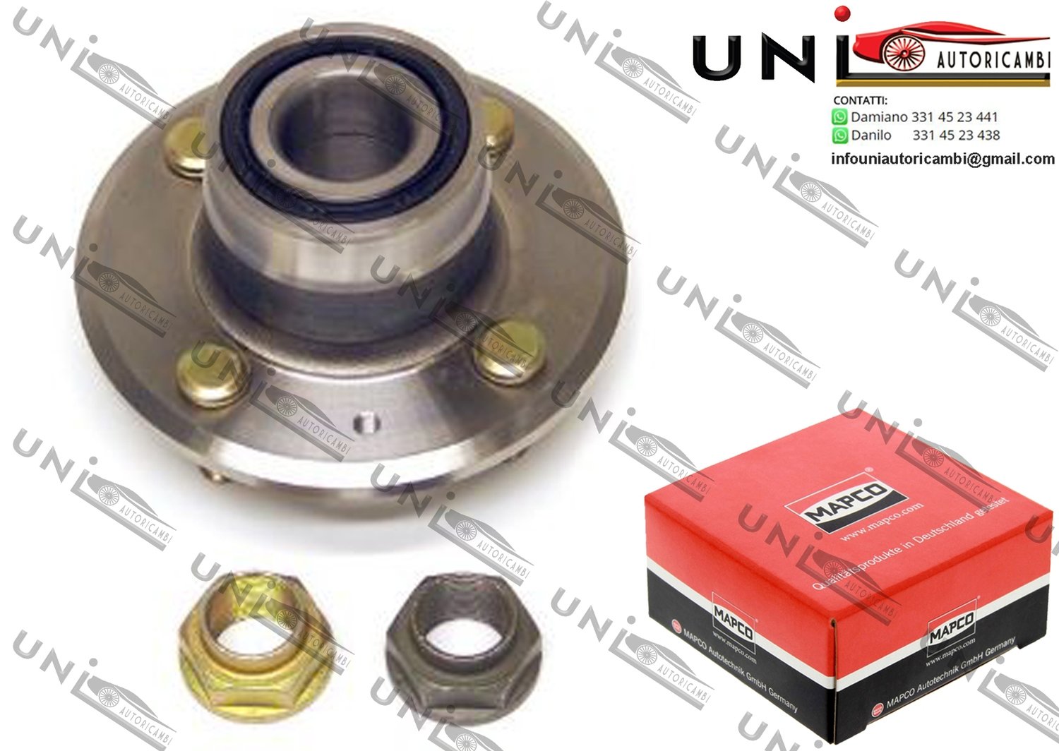 Kit Cuscinetto Ruota Assale Posteriore Bilaterale / MG MG ZR / ZS / ZS Hatchback da 2001 / Rover 200 2 volumi / Coda spiovente / Cabrio. / Coupé da 1989 / Rover 25 da 1999 / Rover Coupe da 1996