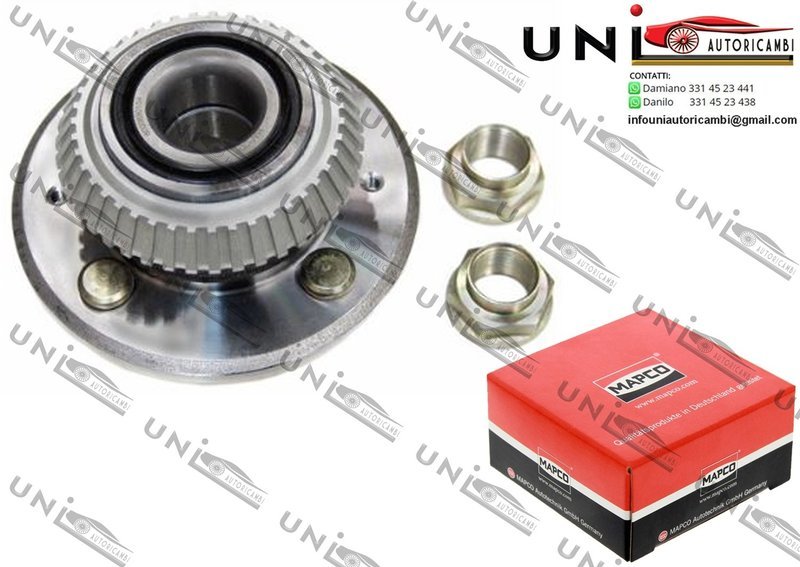 Kit Cuscinetto Ruota Assale Posteriore Bilaterale / MG MG ZR / ZS / ZS Hatchback da 2001 / Rover 200 2 volumi / Coda spiovente / Cabriolet / Coupé da 1992 / Rover 25 da 1999 /Rover 45/Tre vol. da 2000