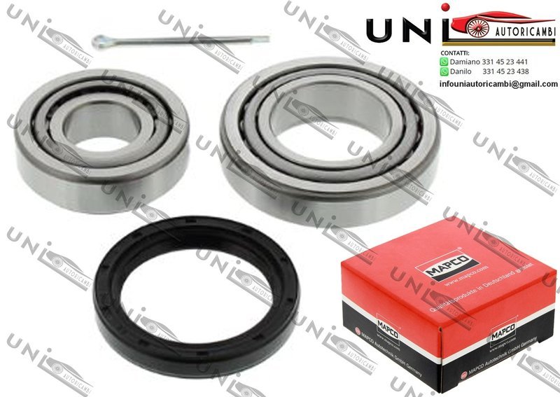 Kit Cuscinetto Ruota Assale Posteriore Bilaterale / Skoda 130 G / GL da 1988 / Skoda Favorit / Forman / Pick-up da 1989