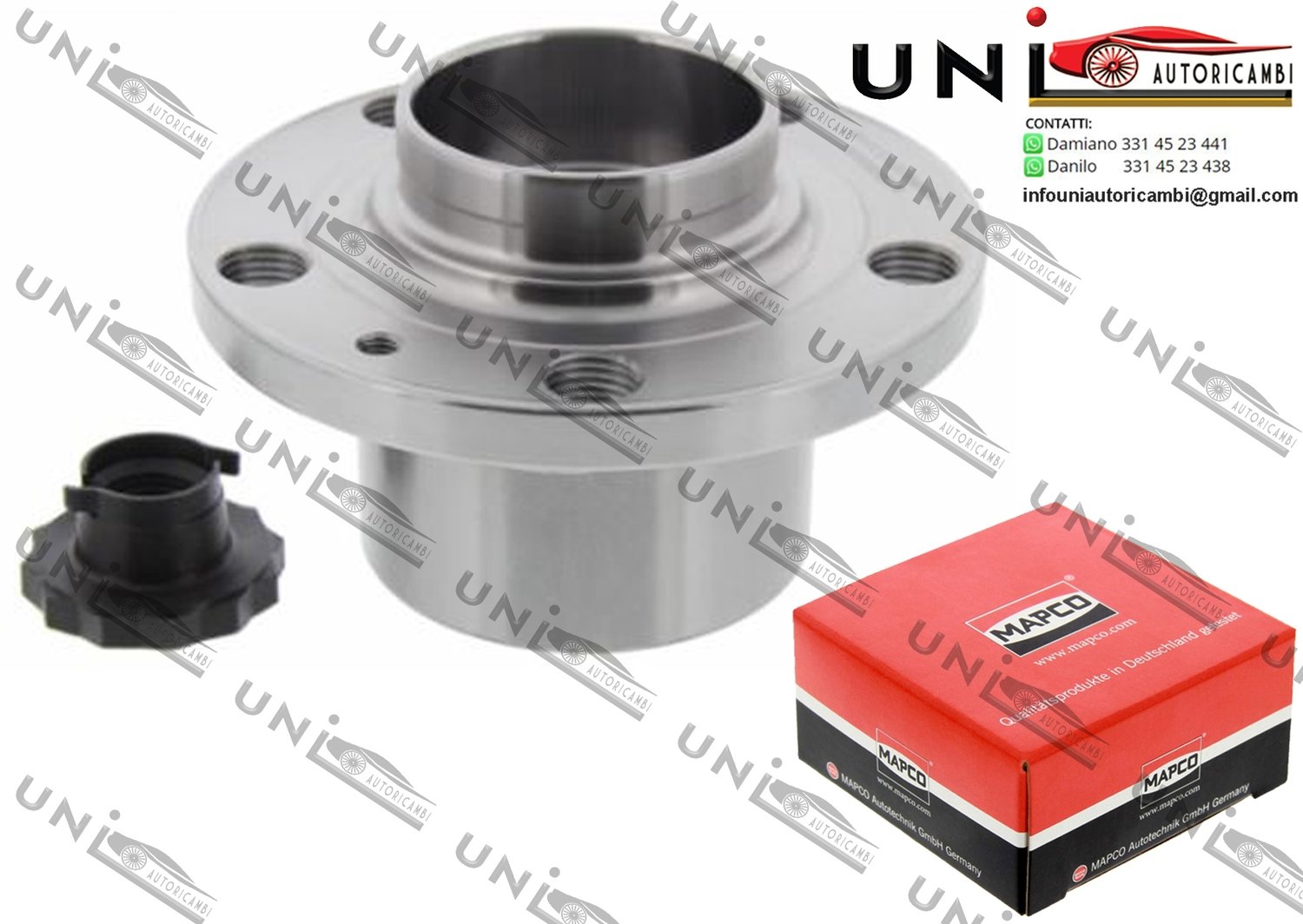 Kit Cuscinetto Ruota Assale Anteriore Bilaterale / Skoda Fabia I / Combi / Praktik / Tre volumi da 1999 / Skoda Fabia II / Combi da 2006 / Skoda Roomster / Praktik da 2006