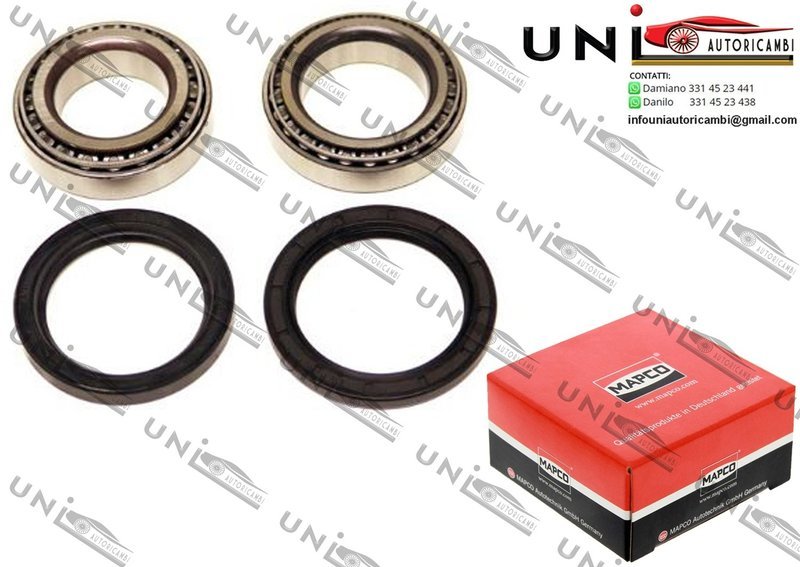 Kit 1 Cuscinetto Ruota Assale Posteriore Bilaterale Sinistro o Destro / Jaguar XJ / Coupé / XJSC Convertible da 1981 / Jaguar XK 8 Convertible / Coupé da 1996