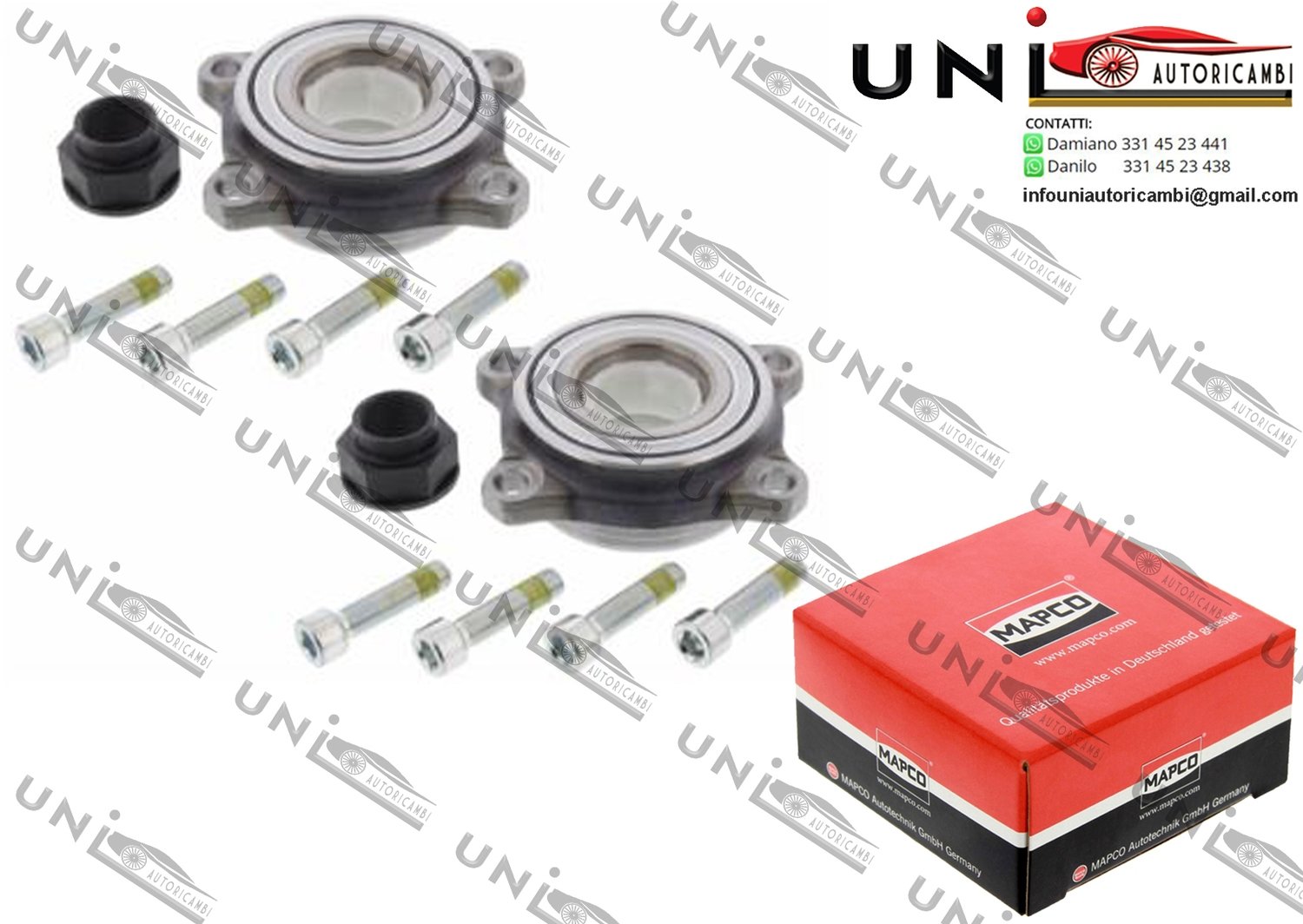 Kit Cuscinetto Ruota Assale / Alfa Romeo 147 / 156 / 166 da 1997 / Alfa Romeo GT da 2003 / Lancia Thesis da 2002