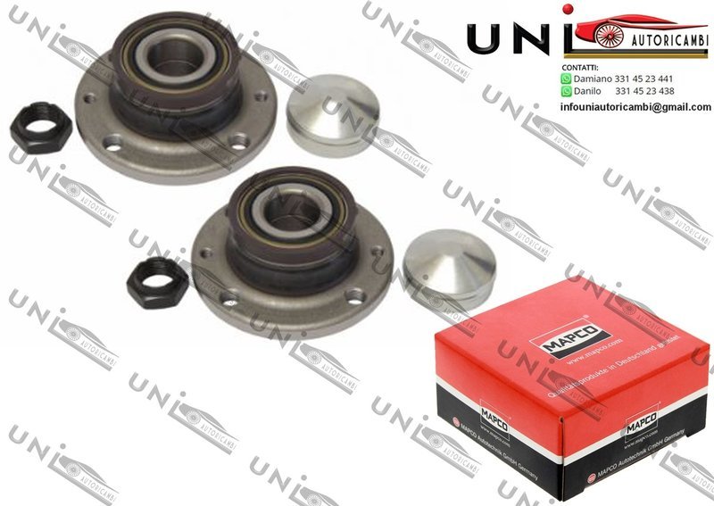 Kit Cuscinetto Ruota Assale / Abarth 500 / 595 da 2008 / Alfa Romeo 145 / 146 da 1994 / Alfa Romeo Mito da 2008 / Citroën Nemo Furgonato / Station wagon da 2008 / Fiat 500 / C da 2007