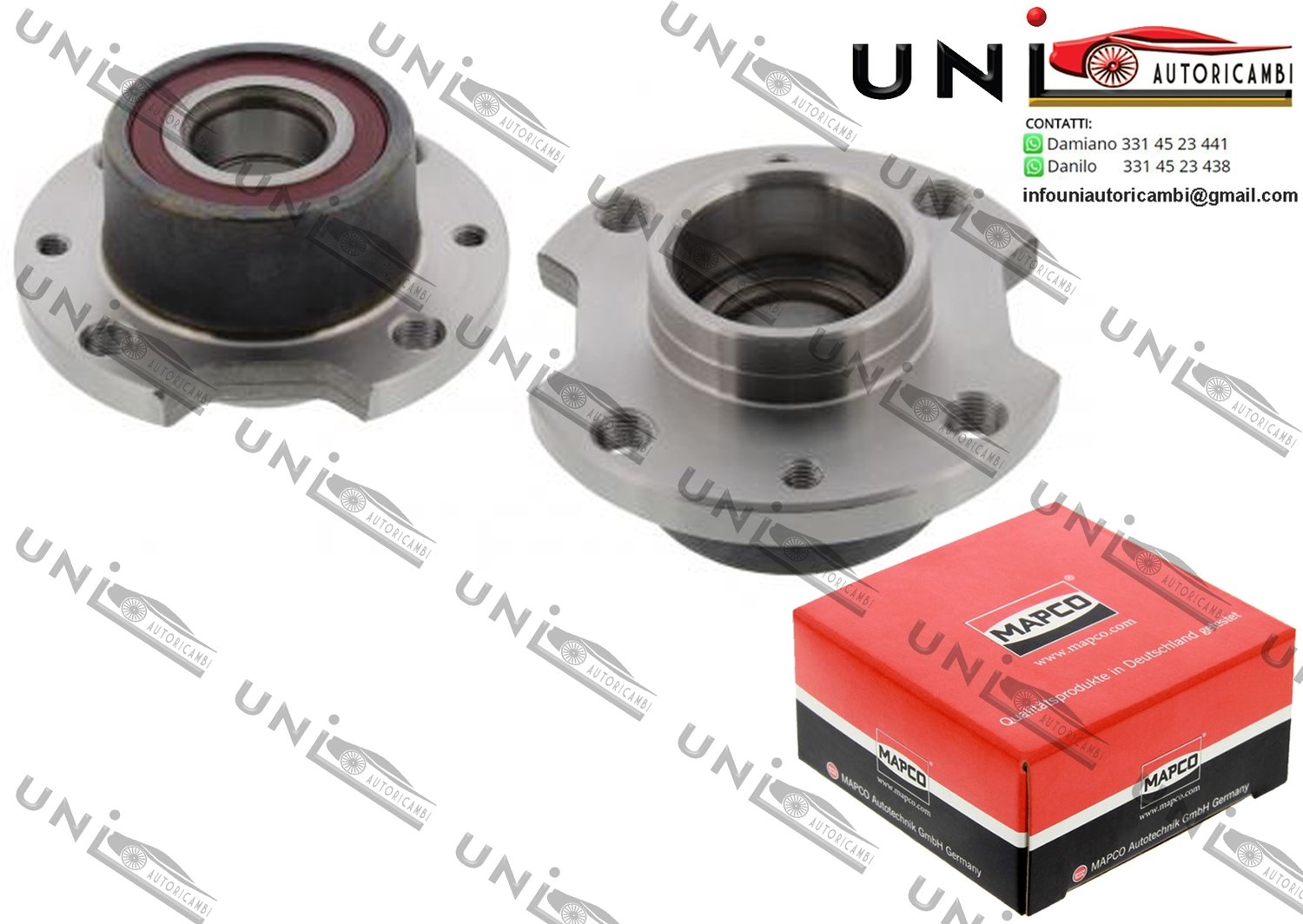 Kit Cuscinetto Ruota Assale / Fiat Duna / Weekend da 1987 / Fiat Fiorino / Furgonato / Pick up da 1982 / Fiat Regata Weekend da 1984 / Fiat Strada Pick-up da 2003