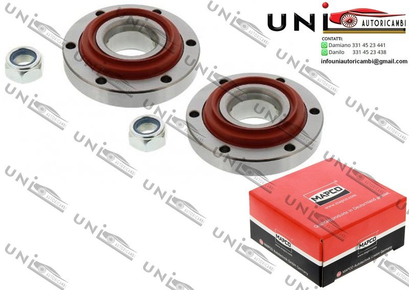 Kit 2 Cuscinetti Ruota Assale Anteriore  / Posteriore Bilaterale / Renault 18 / Variable da 1978 / Renault 20 da 1980 / Renault 25 / 30 da 1982 / Renault Espace I / II da 1984