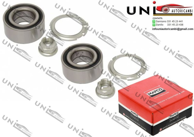 Kit Cuscinetto Ruota Assale / Nissan Primastar Auto. / Furgo. da 2001 / Opel Vivaro Combi / Furgo. / Pianale piatto / Telaio da 2001 / Renault Espace IV da 2002 / Renault Megane II da 2004