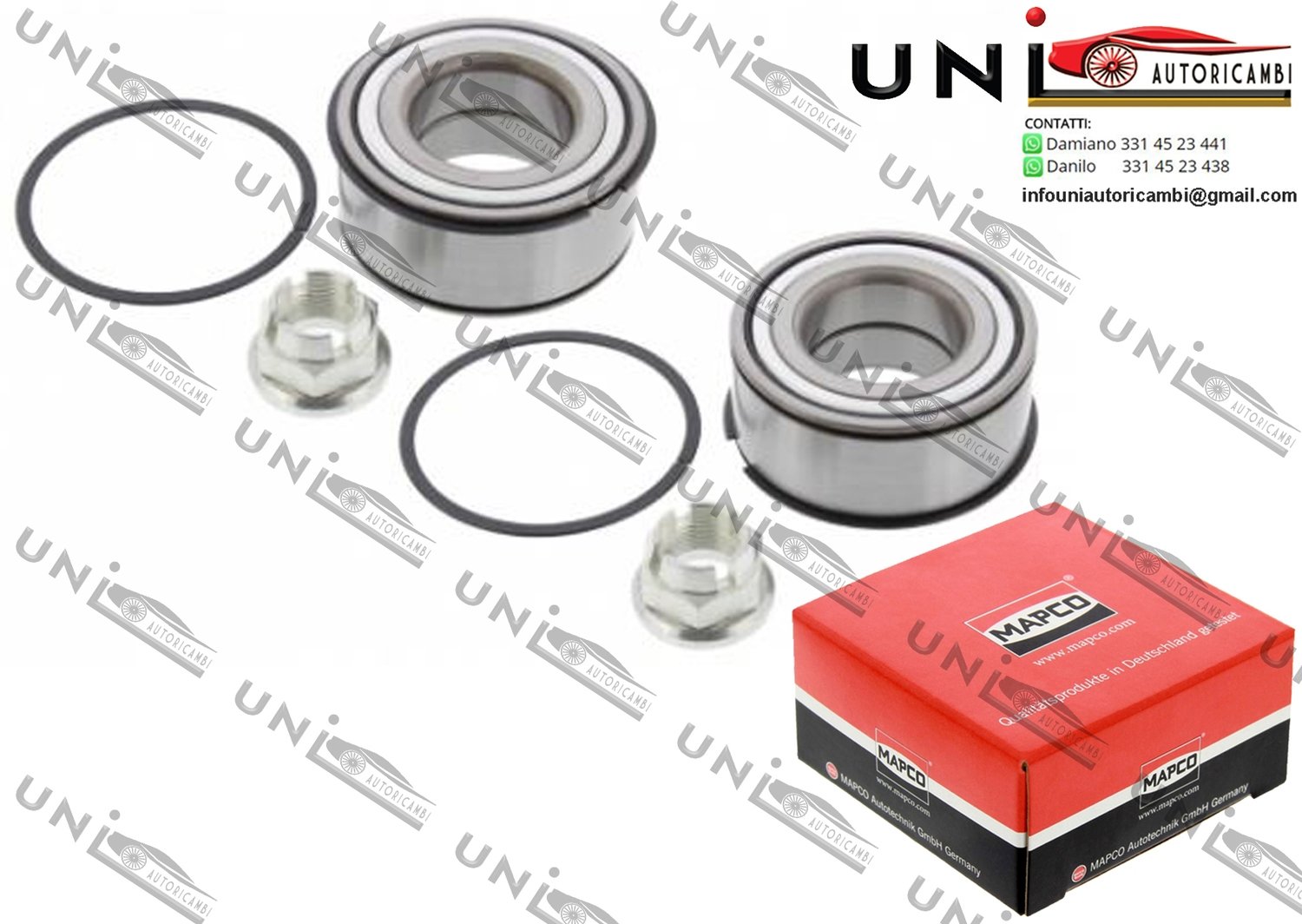 Kit Cuscinetto Ruota Assale / Renault Avantime da 2001 / Renault Espace III da 1996