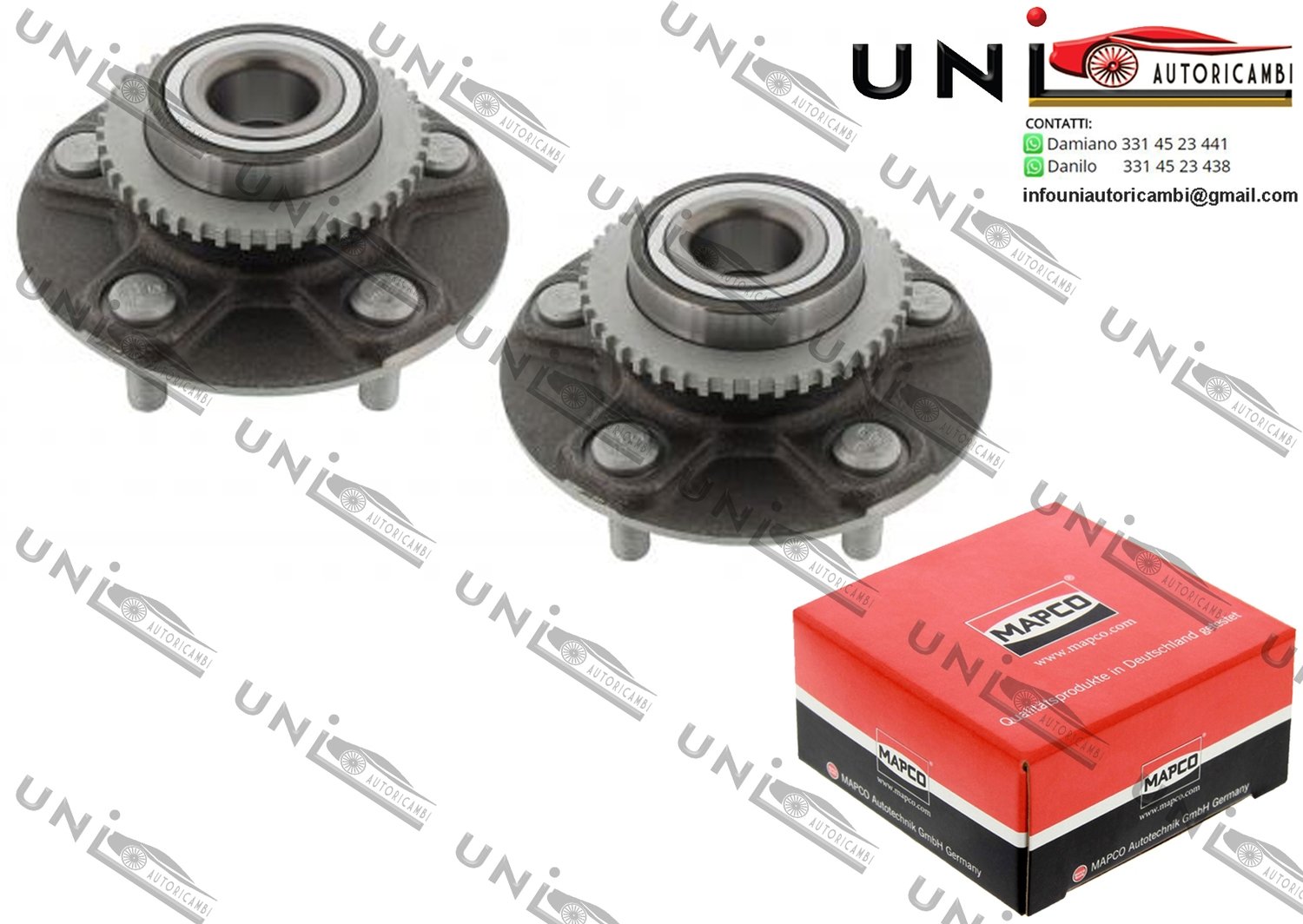 Kit Cuscinetto Ruota Assale / Infiniti I30 da 1997 / Nissan Almera Tino da 2000 / Nissan Maxima / Maxima QX IV / V da 1995