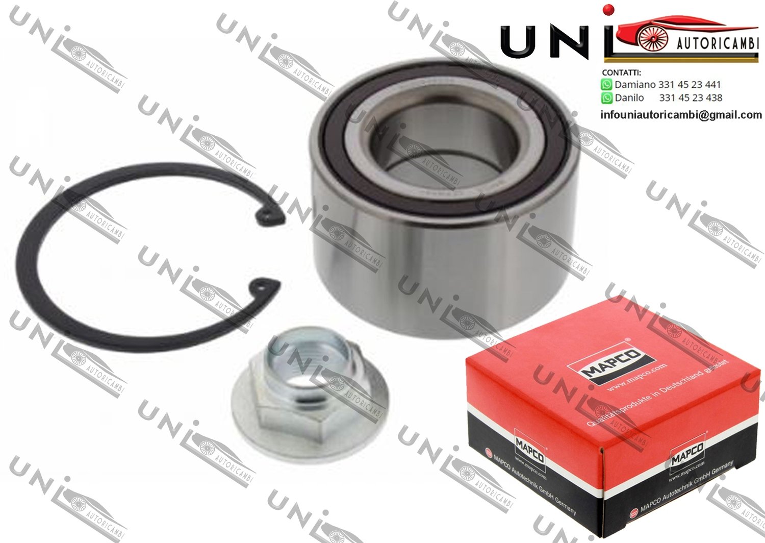 Kit Cuscinetto Ruota Assale Anteriore Bilaterale / Mazda 3 / Tre volumi da 2003 / Mazda 5 da 2005