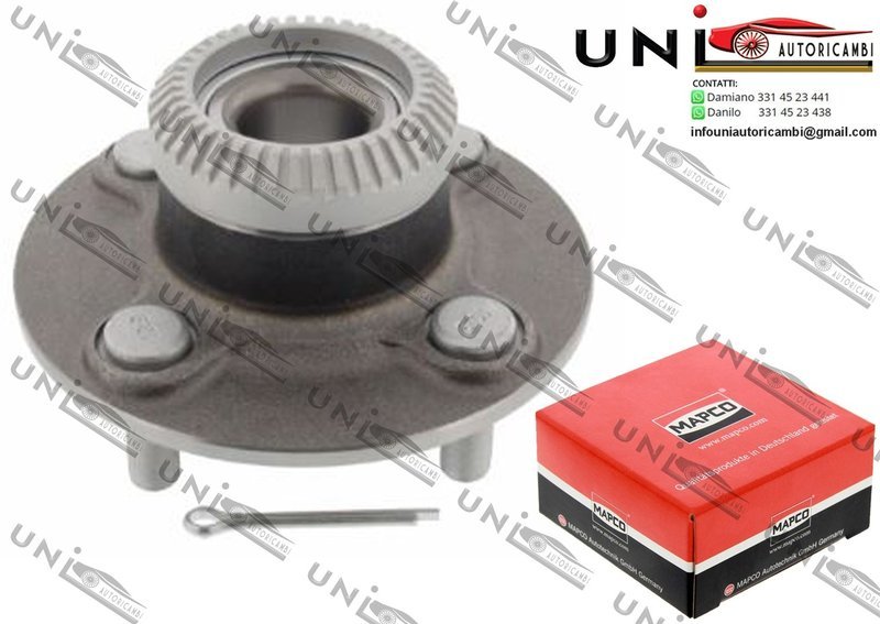 Kit Cuscinetto Ruota Assale Posteriore Bilaterale / Nissan Micra II da 1992