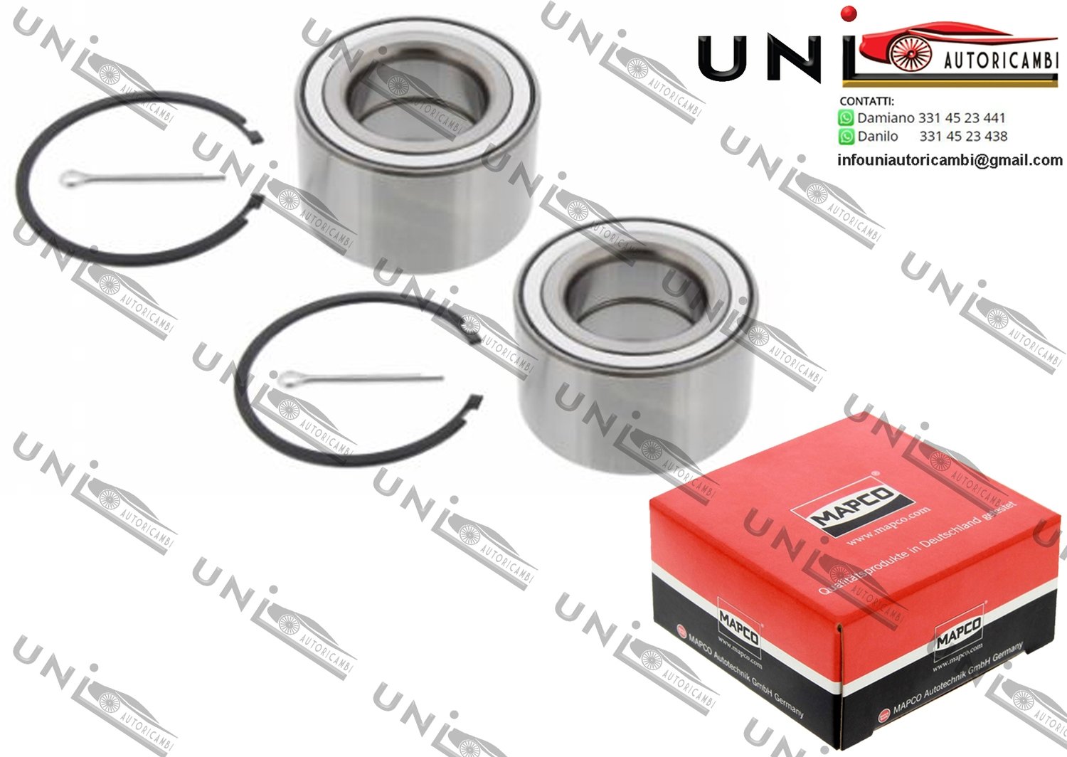 Kit Cuscinetto Ruota Assale / Nissan X-Trail da 2001