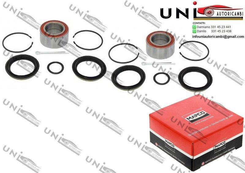 Kit Cuscinetto Ruota Assale Anteriore / Posteriore Bilaterale / Nissan Prairie da 1986 / Nissan Primera Traveller da 1990 / Nissan Sunny II / Traveller da 1986