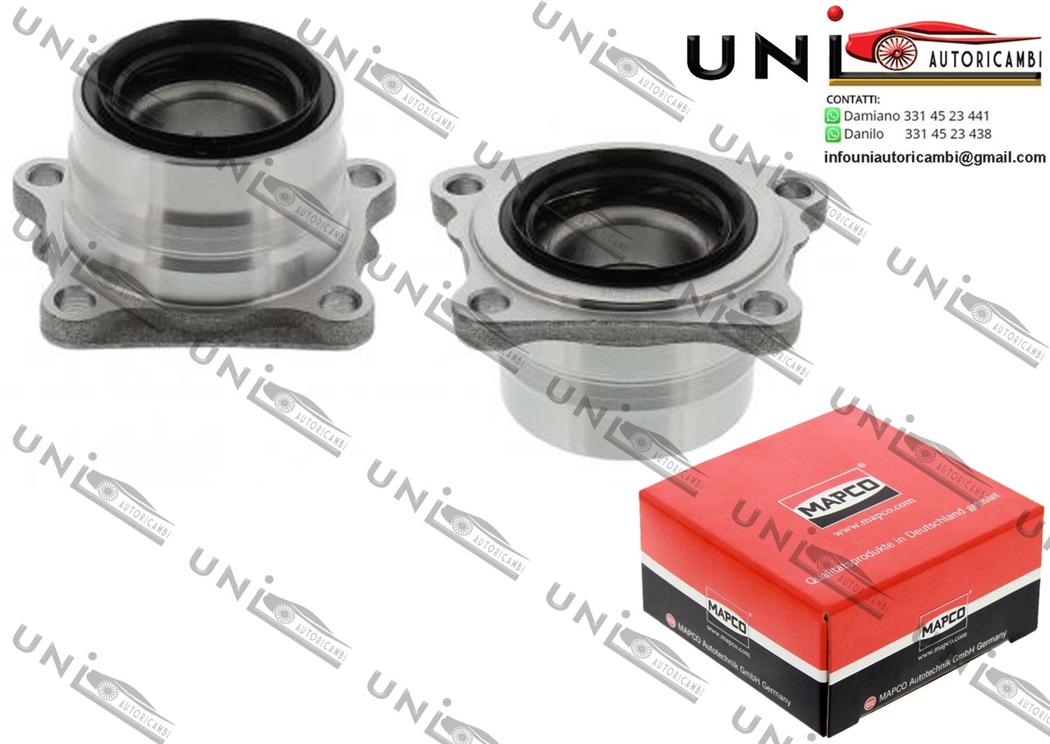 Kit Cuscinetto Ruota Assale Posteriore Bilaterale / Toyota Rav 4 I / Cabrio da 1994