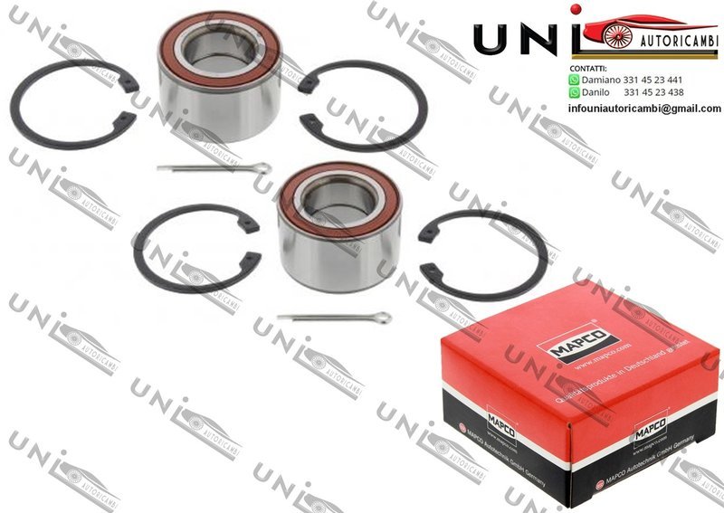 Kit 2 Cuscinetto Ruota Anterirori / Daewoo Cielo da 1994 / Daewoo Nexia / Tre volumi da 1995