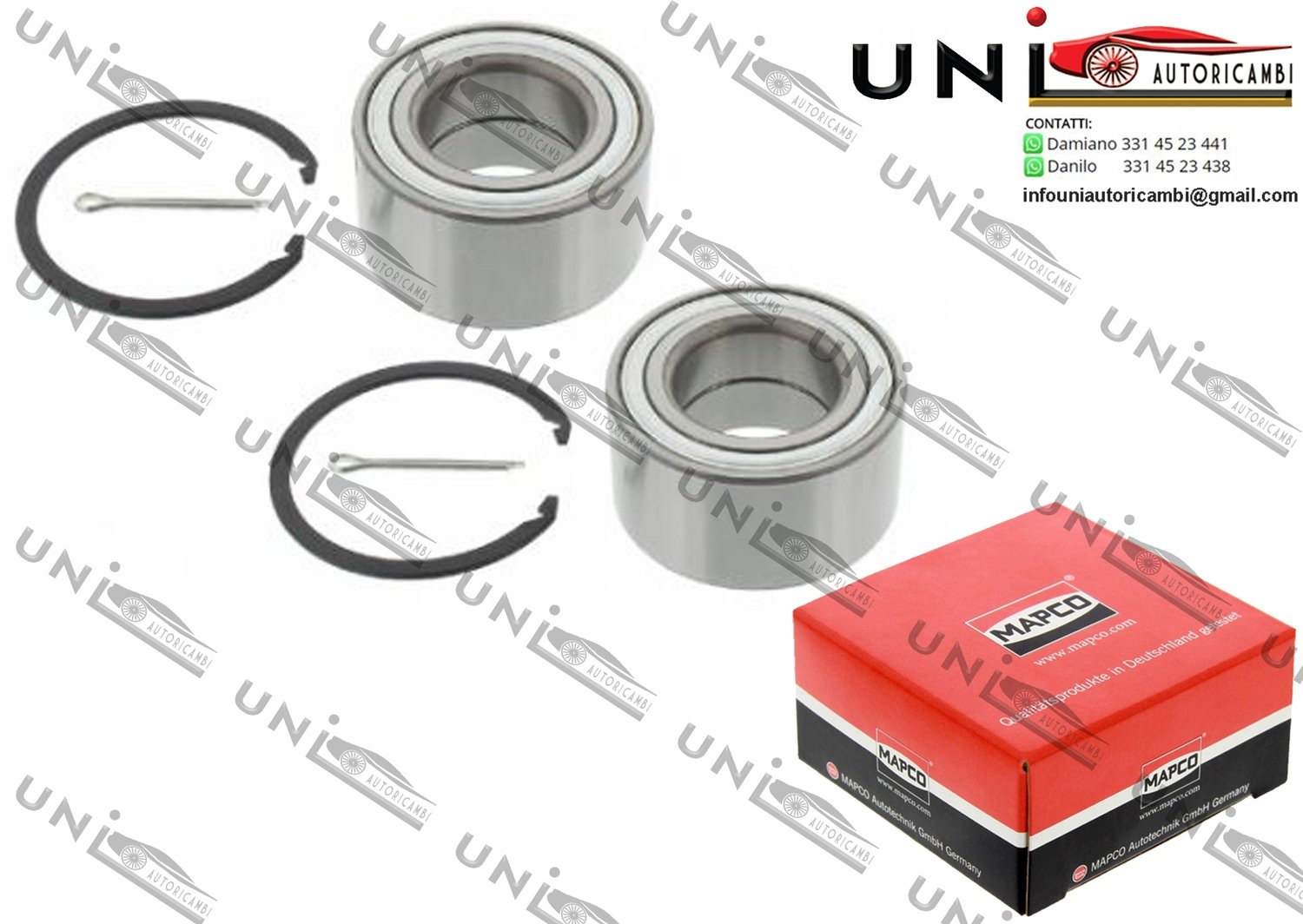 Kit Cuscinetto Ruota Assale / Hyundai Elantra / Tre volumi da 2006 / Hyundai i30 CW / ix20 da 2008 / Hyundai Veloster da 2011 / Kia Pro Cee`d da 2008 / Kia Soul da 2009 / Kia Venga da 2010