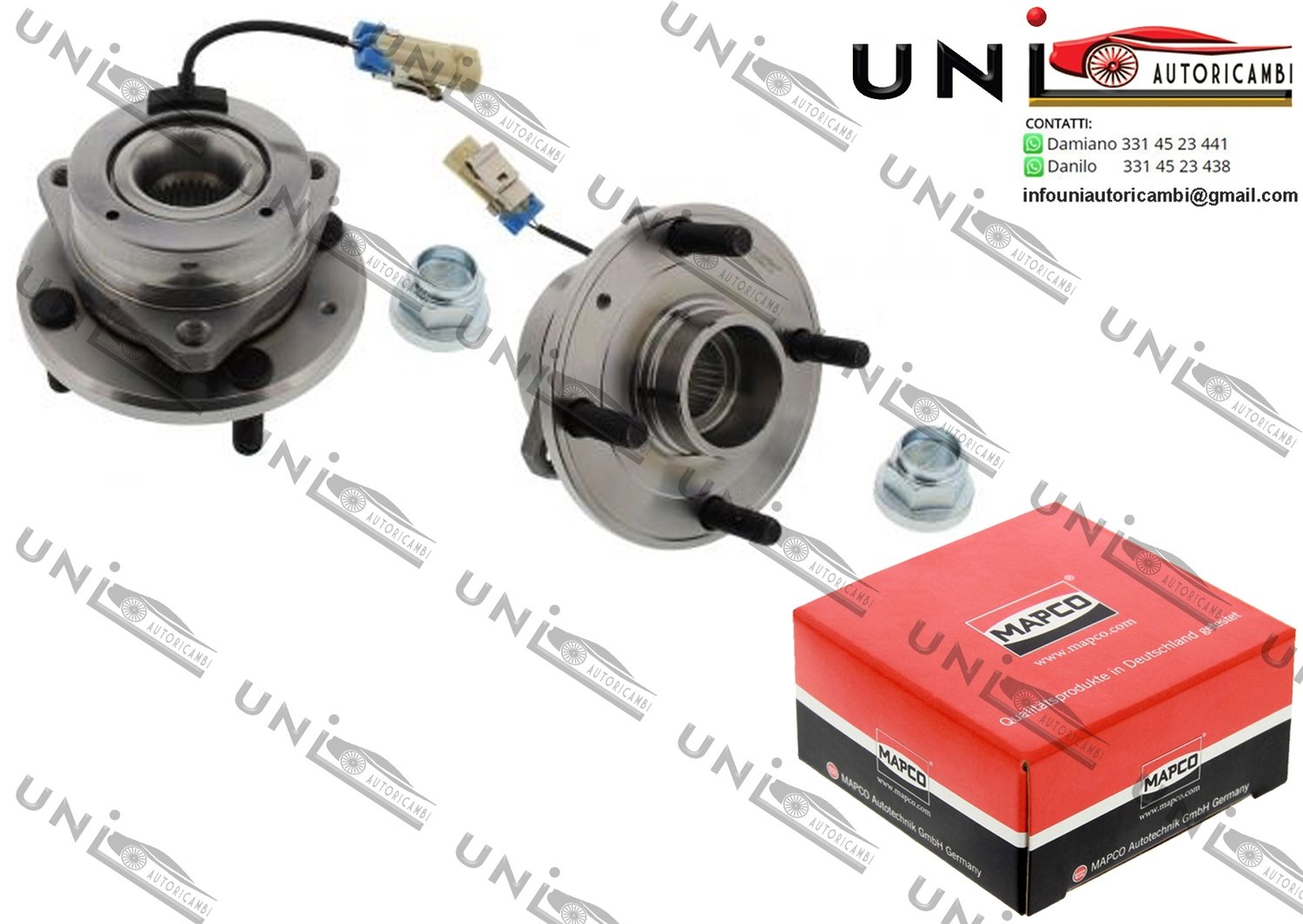 Kit Cuscinetto Ruota Assale / Chevrolet Epica da 2005 / Chevrolet Evanda 2005 / Daewoo Evanda da 2002 / Daewoo Magnus da 1999