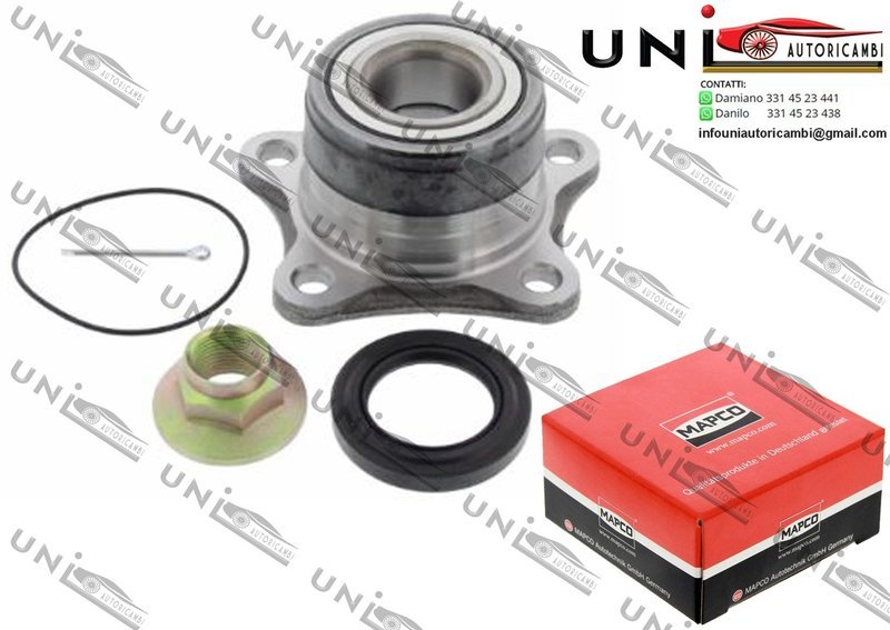 Kit Cuscinetto Ruota Assale Posteriore Bilaterale / Toyota Carina E / Sportswagon / Tre volumi da 1992 / Toyota Celica / Cabriolet da 1993