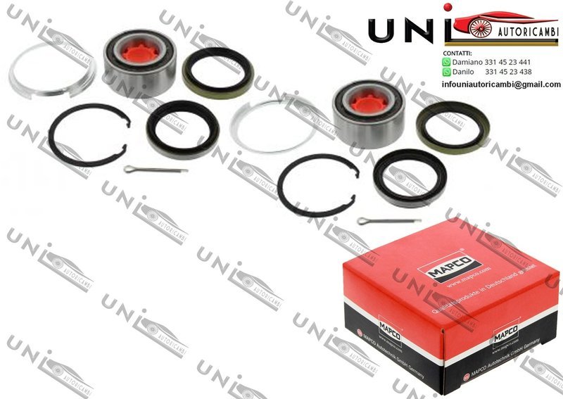 Kit Cuscinetto Ruota Assale / Toyota Carina II / Station wagon / Tre volumi da 1983 / Toyota Corolla / FX Compact / Liftback da 1983