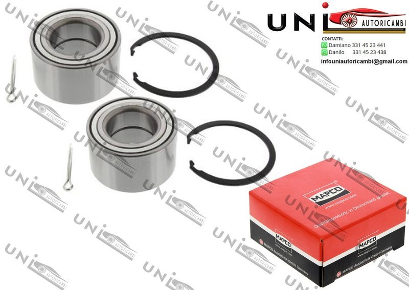 Kit Cuscinetto Ruota Assale Anteriore Bilaterale / Toyota Avensis / Liftback / Station wagon da 1997 / Toyota Corolla / Compact / Liftback / Wagon da 1997