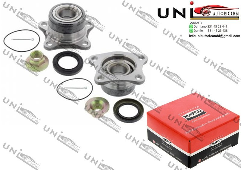 2 Mozzi Ruota Assale Posteriore / Toyota Carina E / Sportswagon / Tre volumi da 1992 / Toyota Celica / Cabriolet da 1993