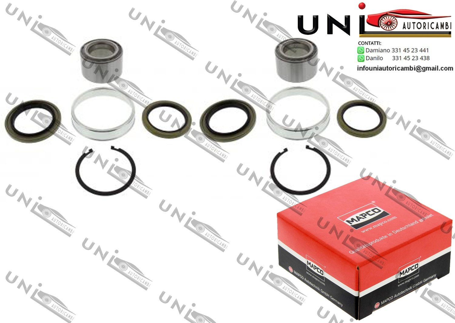 Kit Cuscinetto Ruota Assale / Toyota Previa da 1990 (NO SUBITO)