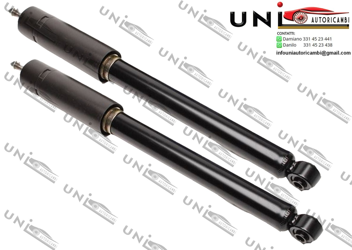 2x Ammortizzatori Posteriori Normali a Gas Renault 19 I / II (B/C53_, L53_, D53_ , S53_)dal 1988