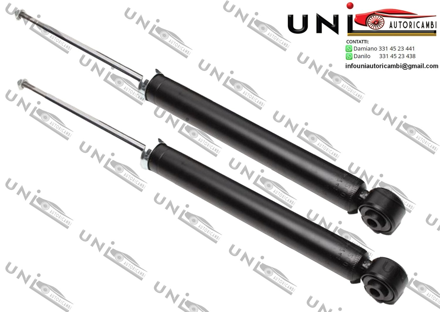 2x Ammortizzatori Posteriori Normali a Gas Renault Clio 2 / Renault Thalia (BB0/1/2_, CB0/1/2_, LB0 / 1/2_, SB0/1/2_) dal 98