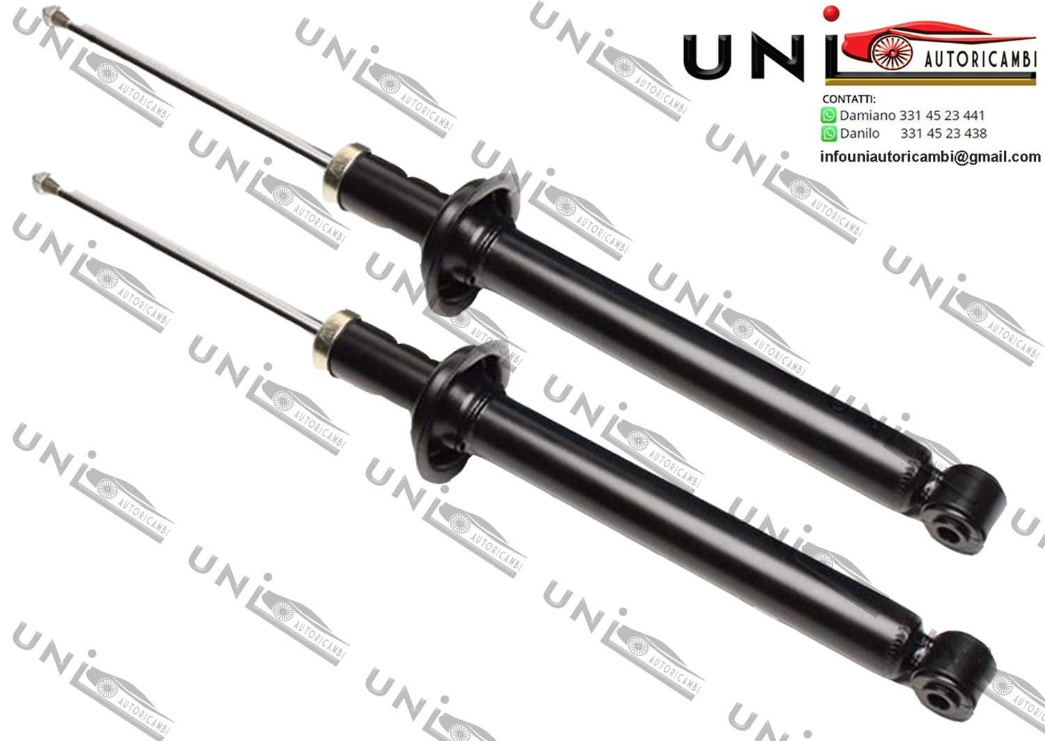 2x Ammortizzatori Posteriori Normali a Gas Renault Twingo (C06) dal 1993-2007