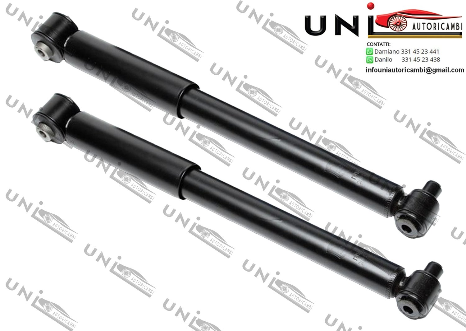 2x Ammortizzatori Posteriori Normali a Gas Renault Laguna II(	BG, KG) 01-