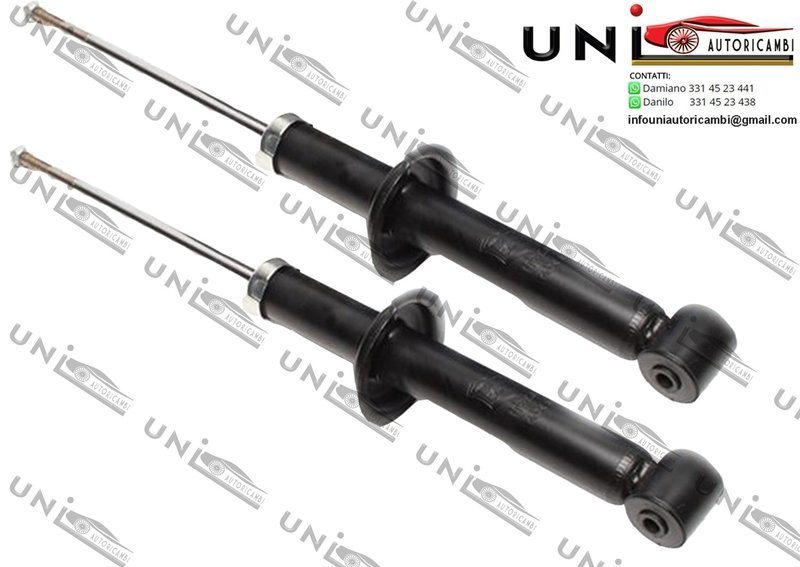 2x Ammortizzatori Posteriori Normali a Gas VW Golf 1 / Jetta 1 (17, 53, 53B, 155) da 1974