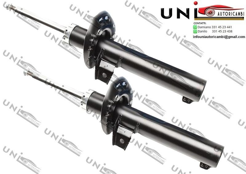 2x Ammortizzatori Anteriori Normali a Gas VW Golf 5,VW EOS, VW Scirocco,VW Jetta, VW Passat, Skoda Octavia,Seat Toledo, Seat Leon, Seat Altea (55mm) (8P, 5P, 1P, 1Z, 2K, 3C, 1F, 1K, 137, 1T, 5M)dal 03