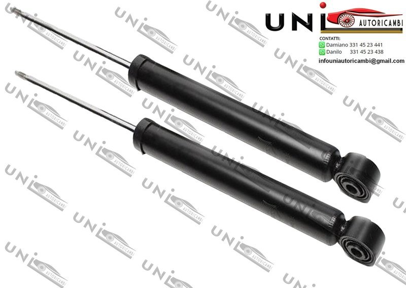 2x Ammortizzatori Posteriori Normali a Gas VW Golf 5,VW EOS, VW Scirocco,VW Jetta, VW Passat, Skoda Octavia,Seat Toledo, Seat Leon, Seat Altea (8P, 5P, 1P, 1Z, 2K, 3C, 1F, 1K, 137, 1T, 5M) dal 2003