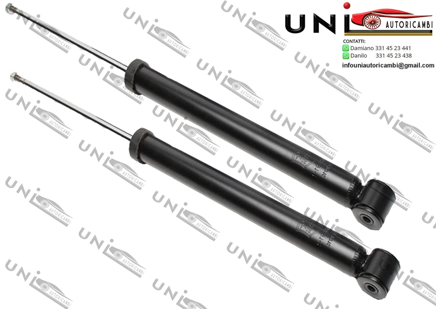 2x Ammortizzatori Posteriori Normali a Gas Audi A3 (8L) da 09.1996 - 05.2003​