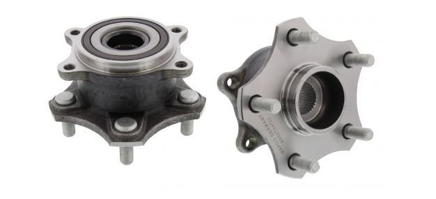 2 Mozzi Ruota con con Cuscinetto Ruota Assale Anteriore / Posteriore Bilaterale Sinistro + Destro per: Suzuki Grand Vitara II da 2005 / Suzuki Kizashi da 2010