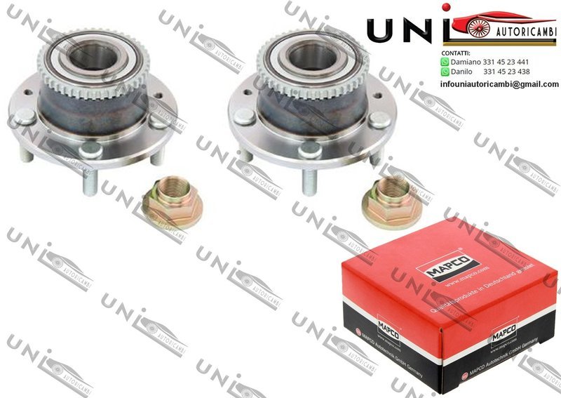 Mozzo Ruota Posteriore Bilaterale / Mazda 323 F / S / VI da 1998 / Mazda 6 Hatchback / Station Wagon / Tre volumi da 2002 / Mazda 626 V Station Wagon da 1998 / Mazda MPV II da 1999