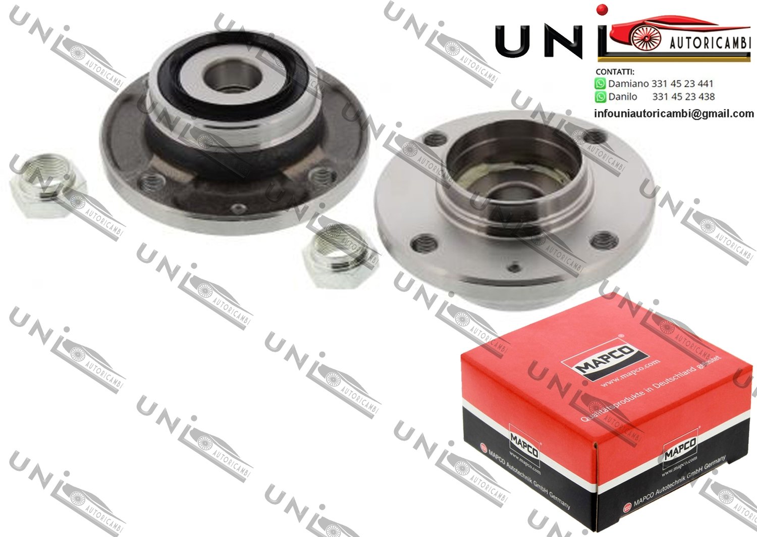 Mozzo Ruota / Citroën ZX Break da 1993 / Peugeot 205 Furgonato / I / II da 1983 / Peugeot 309 I / II da 1985