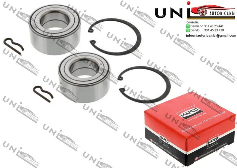 Kit Cuscinetto Ruota Assale Anteriore Bilaterale / Fiat Scudo Combinato / Furgonato da 1996 / Fiat Ulysse da 1994 / Lancia Zeta da 1995 / Peugeot 806 da 1994