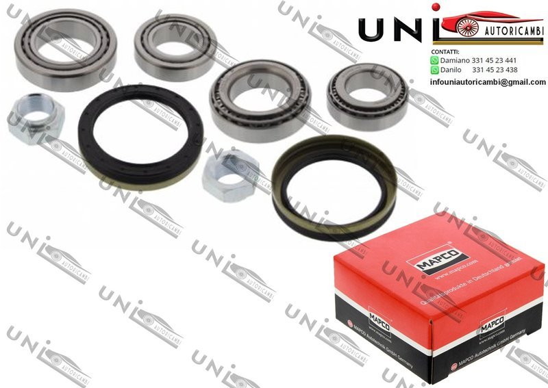 Kit Cuscinetto Ruota Assale / Fiat Ducato Autobus / Furgonato / Panorama / Pianale piatto / Telaio da 1982 / Peugeot Boxer Autobus / Furgonato / Pianale piatto / Telaio da 1994