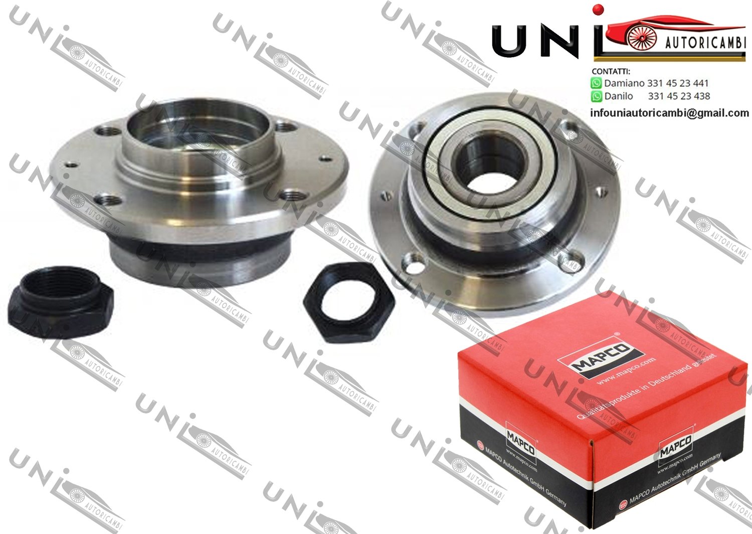 Mozzo Ruota / Citroën Berlingo / Furgonato da 1996 / Citroën Xantia / Break da 1993 / Citroën Xsara Picasso da 1999 / Peugeot 406 / Break / Coupé da 1995 / Peugeot Partner Combispace / Furgo. da 1996