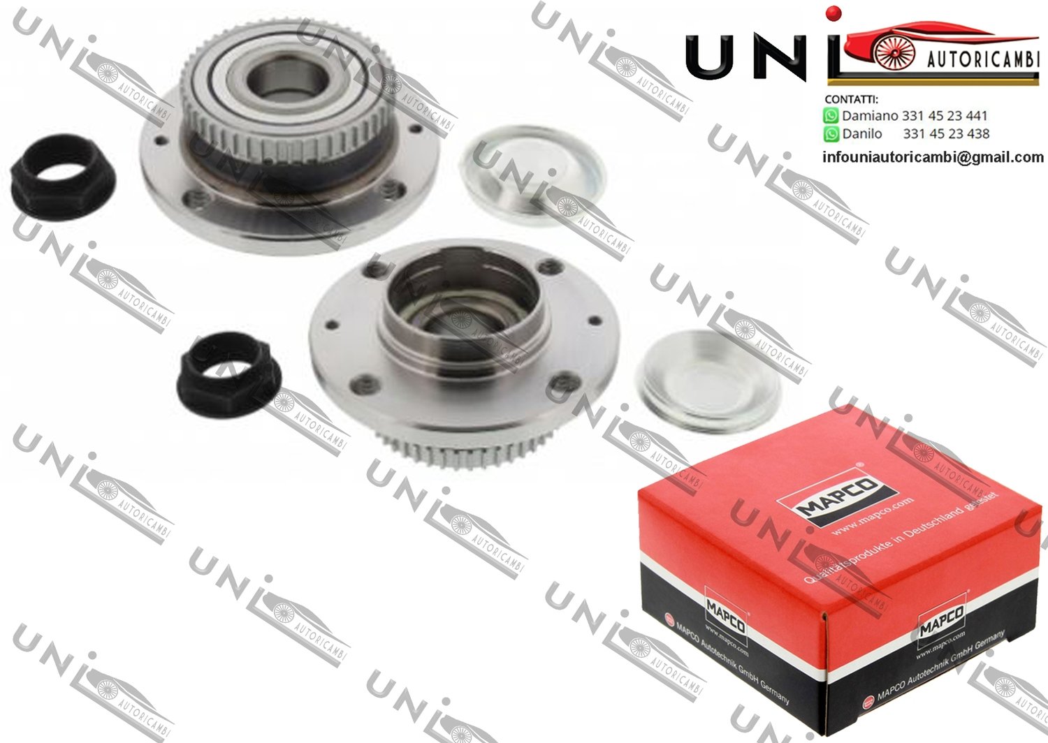 Mozzo Ruota / Citroën Berlingo / Furgonato da 1996 / Citroën Xantia / Break da 1993 / Citroën Xsara Picasso da 1999 / Peugeot 406 / Break / Coupé da 1995 / Peugeot Partner Combispace / Furgo. da 1996