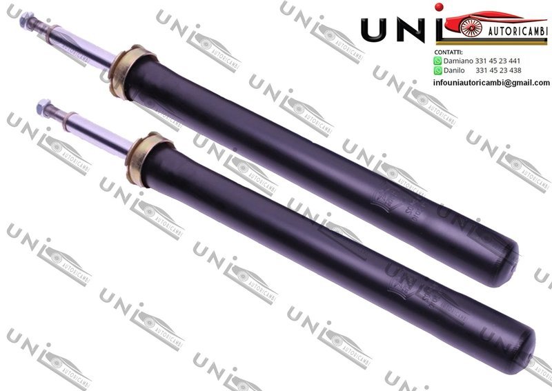 2x Ammortizzatori Anteriori Normali a Gas BMW Serie 5 E34 Berlina  / 518-520 dal 1990 , BMW Serie 5 (E34) Touring dal 1991 Stelo del pistone D14 / 45mm