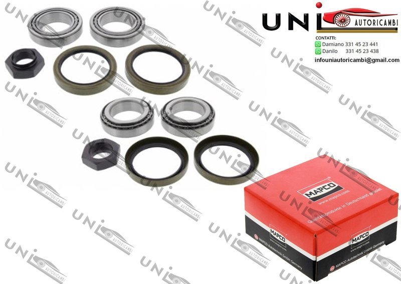 Kit Cuscinetto Ruota Assale Anteriore Bilaterale / Citroën Jumper Autobus / Furgonato / Pianale piatto / Telaio da 1994 / Peugeot Boxer Autobus / Furgonato / Pianale piatto / Telaio da 1994